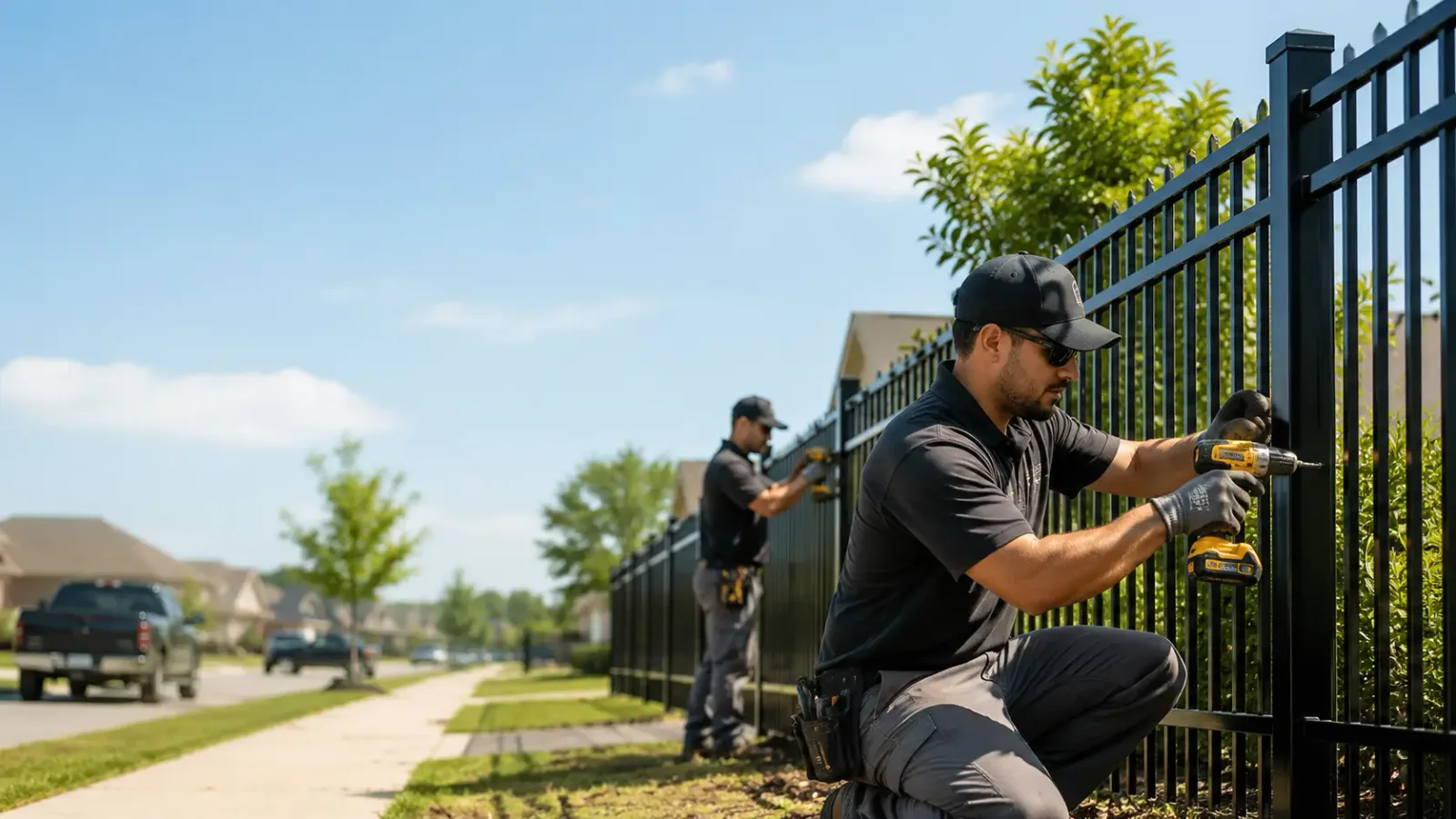 Metal Fence Installation in Monroe, GA